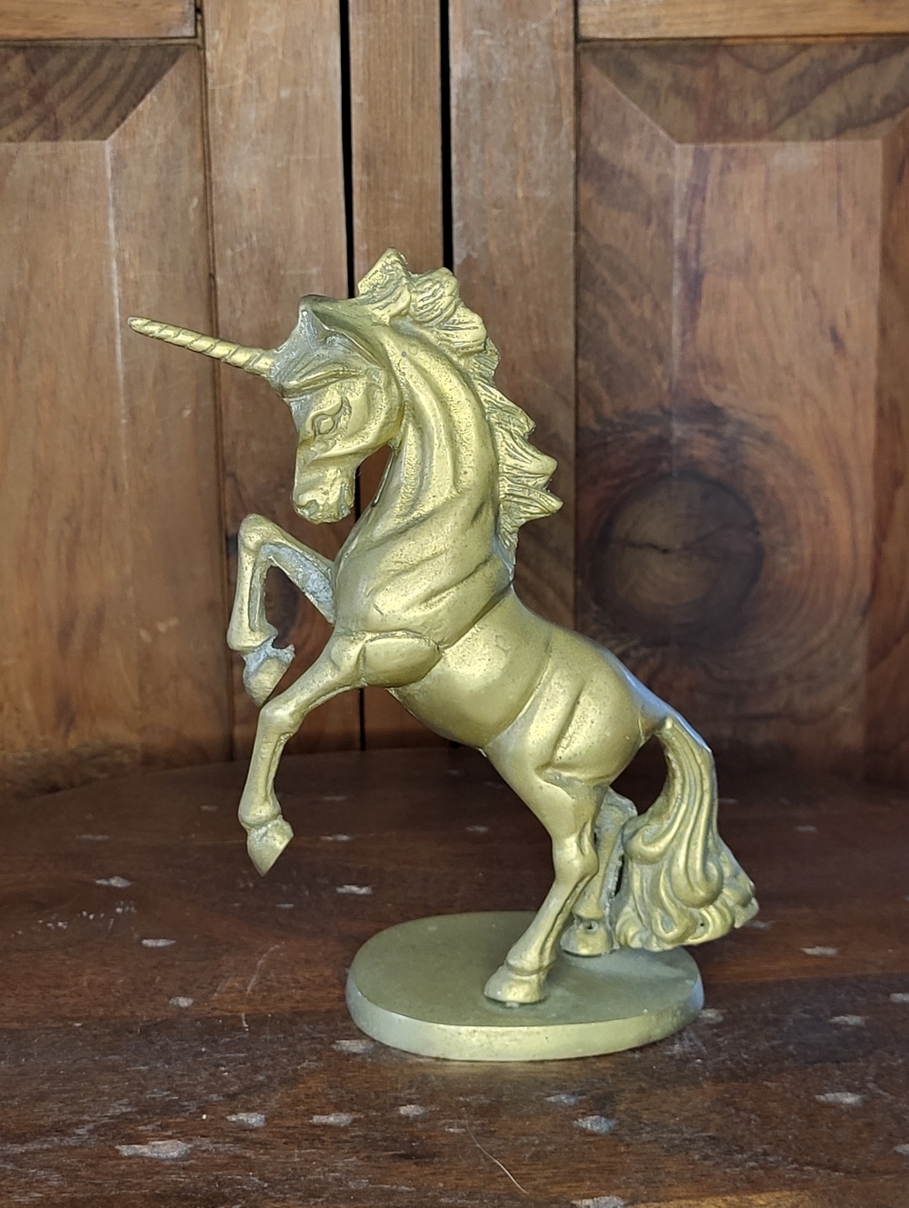 Brass Unicorn Figurine